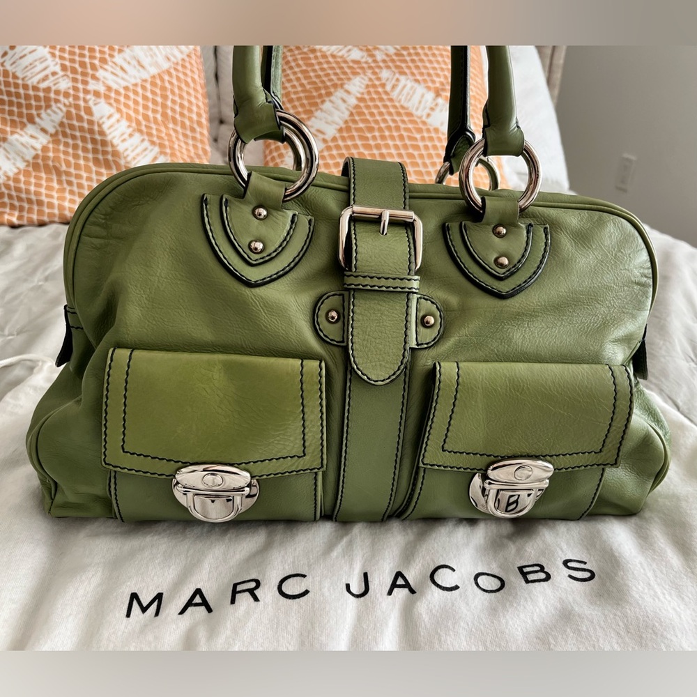 Marc Jacobs Green Leather Handbag